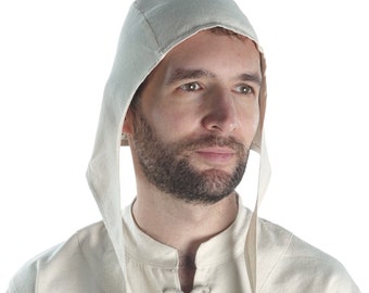 Medieval waistband hood hood Wenezlan men's cotton Medieval headgear