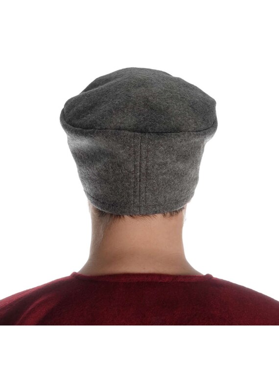 Cappello Di Lana Medievale Uomo - HEMAD, Taglie M-XL, Colori Marrone Grigio Nero Rosso - Foto 2
