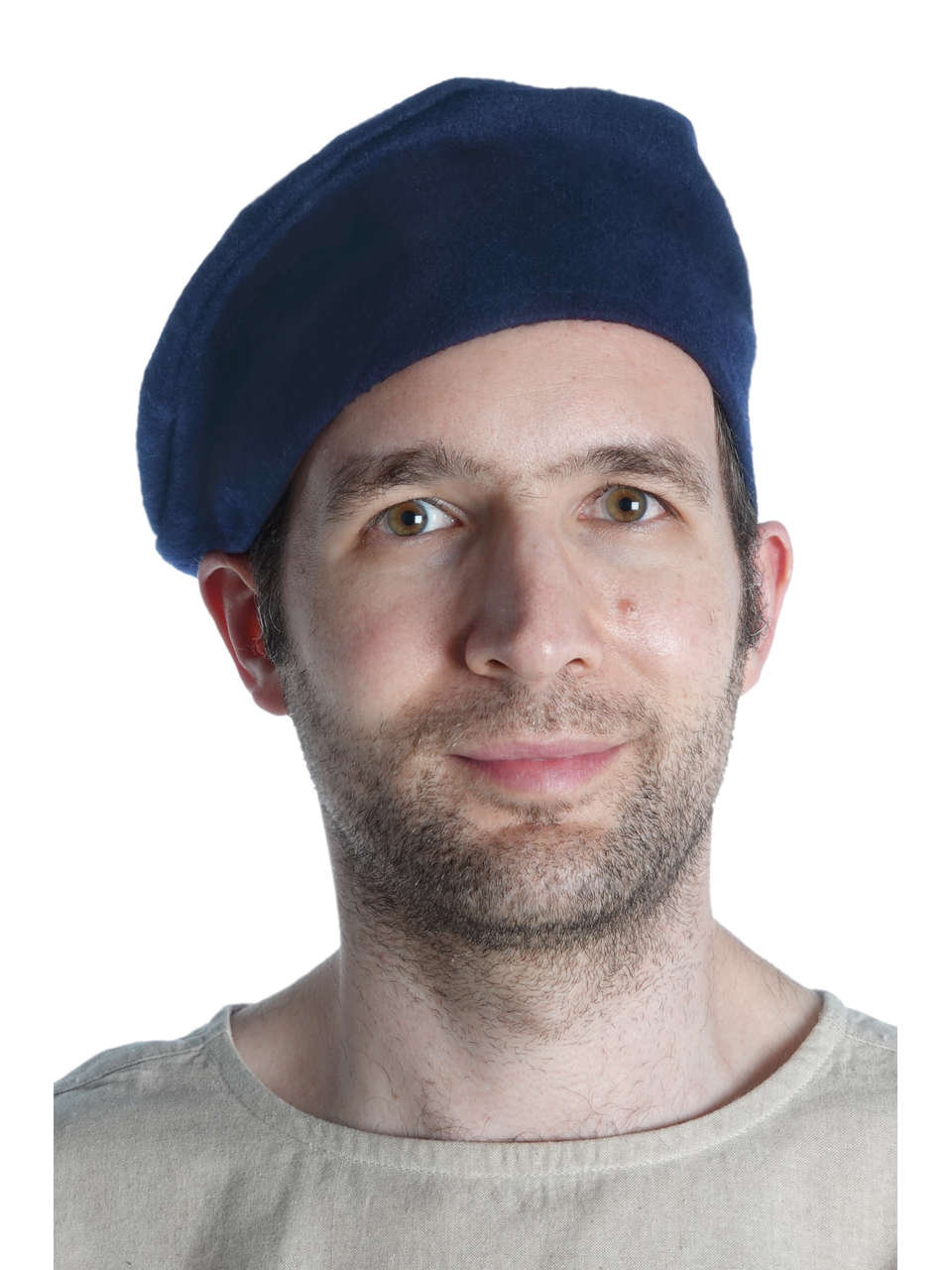 Casquette Médiévale En Laine Feutrée - Pour Homme, Tailles M-XL - Style Historique, Confortable