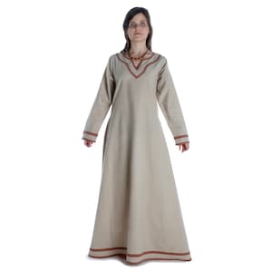 Viking dress medieval underdress cotton summer dress women Hildr | HEMAD clothing