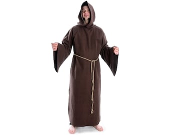 Medieval monk's habit Heimrich made of cotton | HEMAD garb LARP | Monk Robe | monk