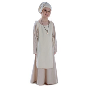 Medieval children&#39;s scapular Svafa | Girls&#39; Viking overdress