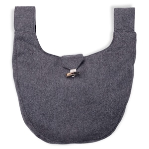 Sac de ceinture médiéval viking Egil en feutre de laine | Vêtements HEMAD LARP |