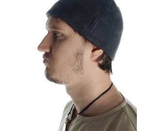 Casquette Viking Fafnir En Feutre De Laine - Modèle Birka, Noir XXL - Pour Reconstitution, Médiéval, Cosplay