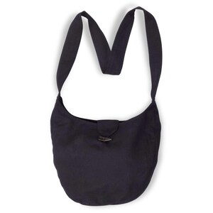 Sac bandoulière Viking Moyen Âge Sac noir Ake coton | Vêtements de GN HEMAD