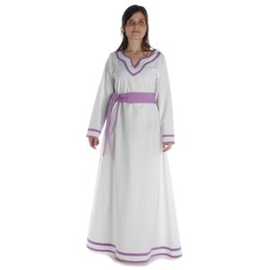 Viking summer dress medieval underdress women Hildr made of cotton