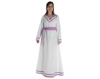 Viking summer dress medieval underdress women Hildr made of cotton