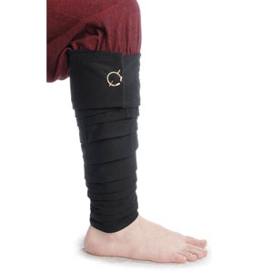 Viking calf wraps Winingas leg wraps Balder + brooch wrap gaiters cotton | LARP leg wraps Winigas | HEMAD garb