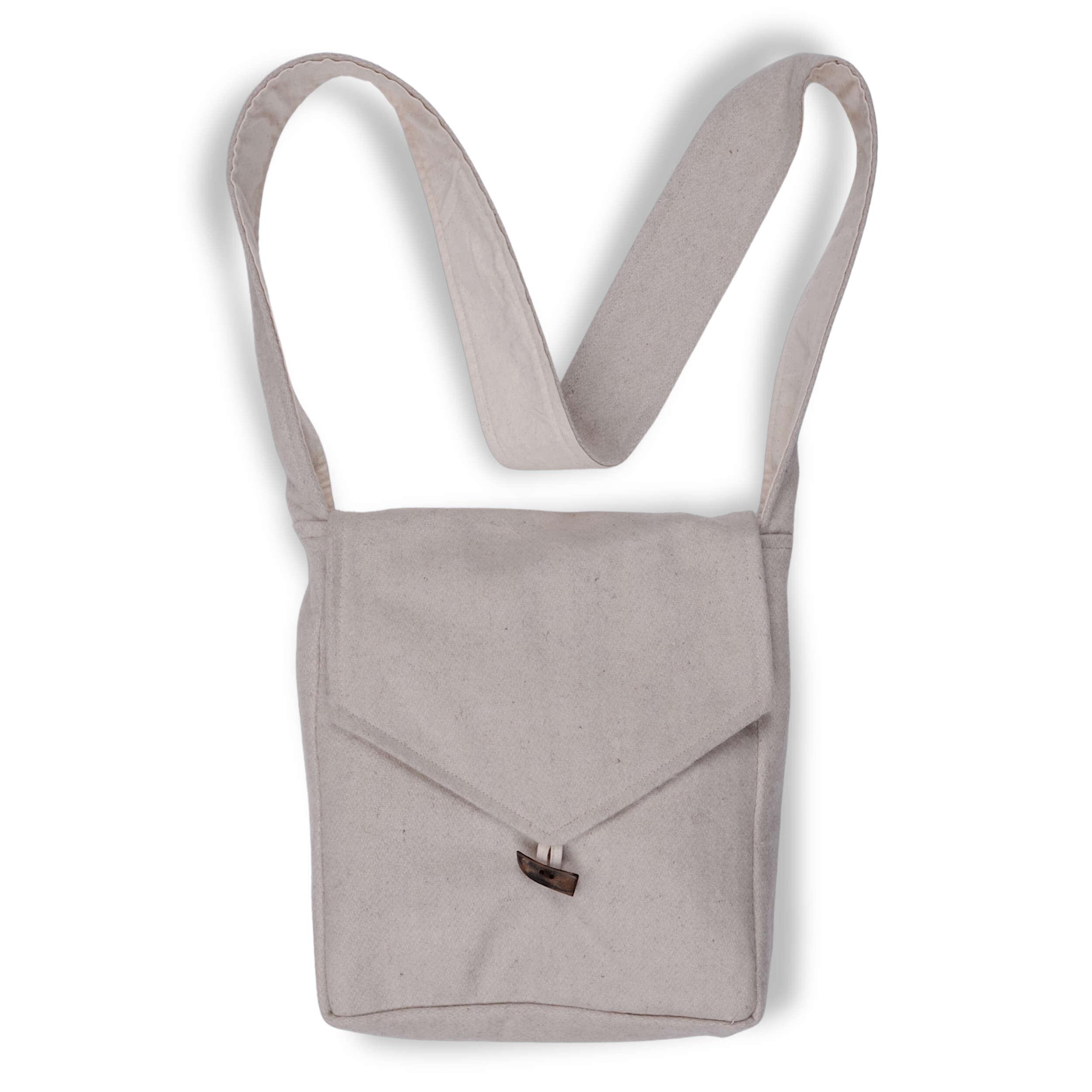Historical Shoulder Bag, Medieval Viking Style, Made of Wool Felt 