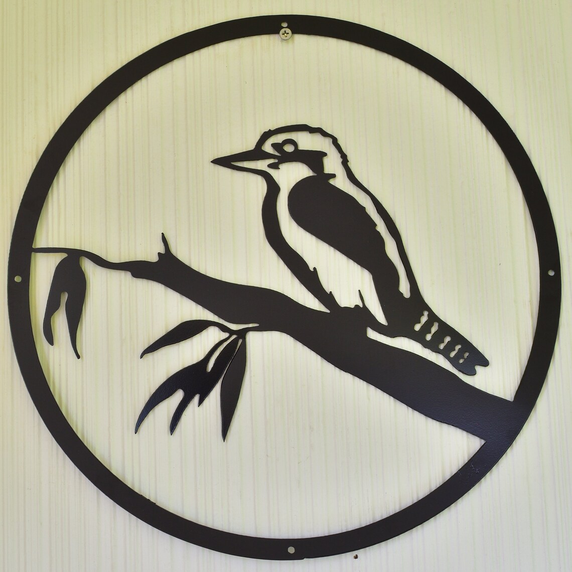 Kookaburra on a Branch Metal Wall Art 40cm Handmade Home or Etsy