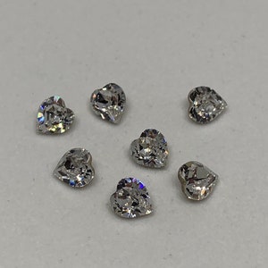 Swarovski 4884 (5.5X5)- XILION Heart Fancy Stone - Crystal - Nail Art