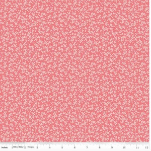 Spring Gardens Ditsy Floral Sugar Pink by My Mind&#39;s Eye for Riley Blake is a delightful tiny floral perfect for many applications.