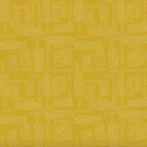 Roam by Emmie K for Paintbrush Studios is an ode to yearning to get out of the house and travel.  Kantha Chartreuse has printed stitch lines