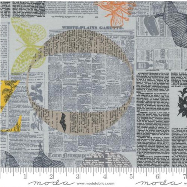 Newspaper Fabric Etsy