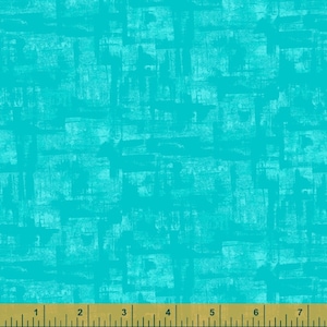 Beautiful shade of turquoise called Pool Party.  Texture-look from the Spectrum Collection from Windham. Vibrant color and cool design.