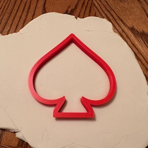 Spades symbol cookie cutter