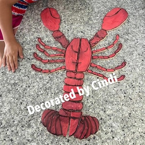 Large Crawfish Cookie Cutter Platter