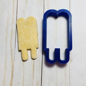 Dubbele popsicle cookie cutter