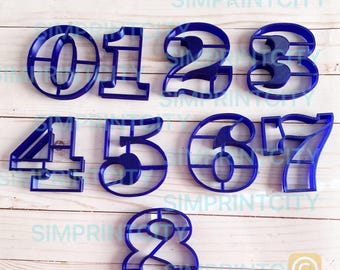 Number Cookie Cutters