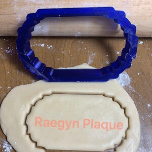 Raegyn Plaque Cookie Cutter