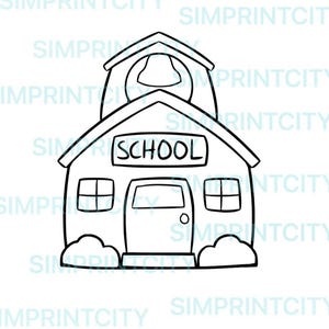 School House Cookie Cutter