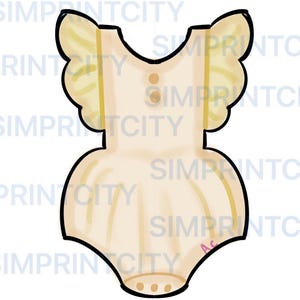 Ruffle Onesie Cookie Cutter II