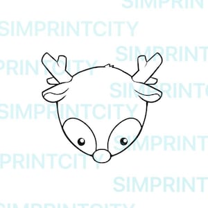Reindeer Cookie Cutter #1