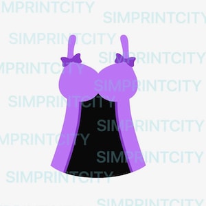 Lingerie top with Bows/Bachelorette Cookie Cutter