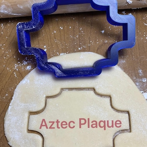 Aztec Plaque Cookie Cutter