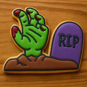 Zombie grave cookie cutter