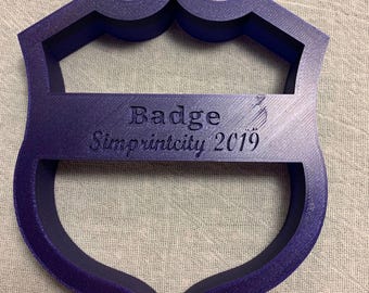 Badge Cookie Cutter