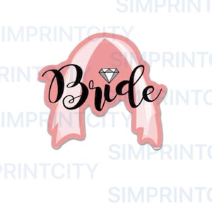 Bride with Veil Cookie Cutter
