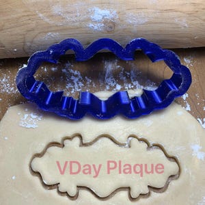 VDay Plaque Cookie Cutter