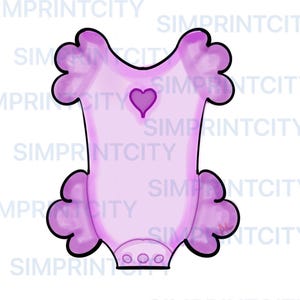 Ruffle Onesie Cookie Cutter