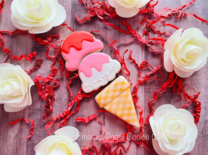 Ice Cream Cookie Cutter Set Etsy