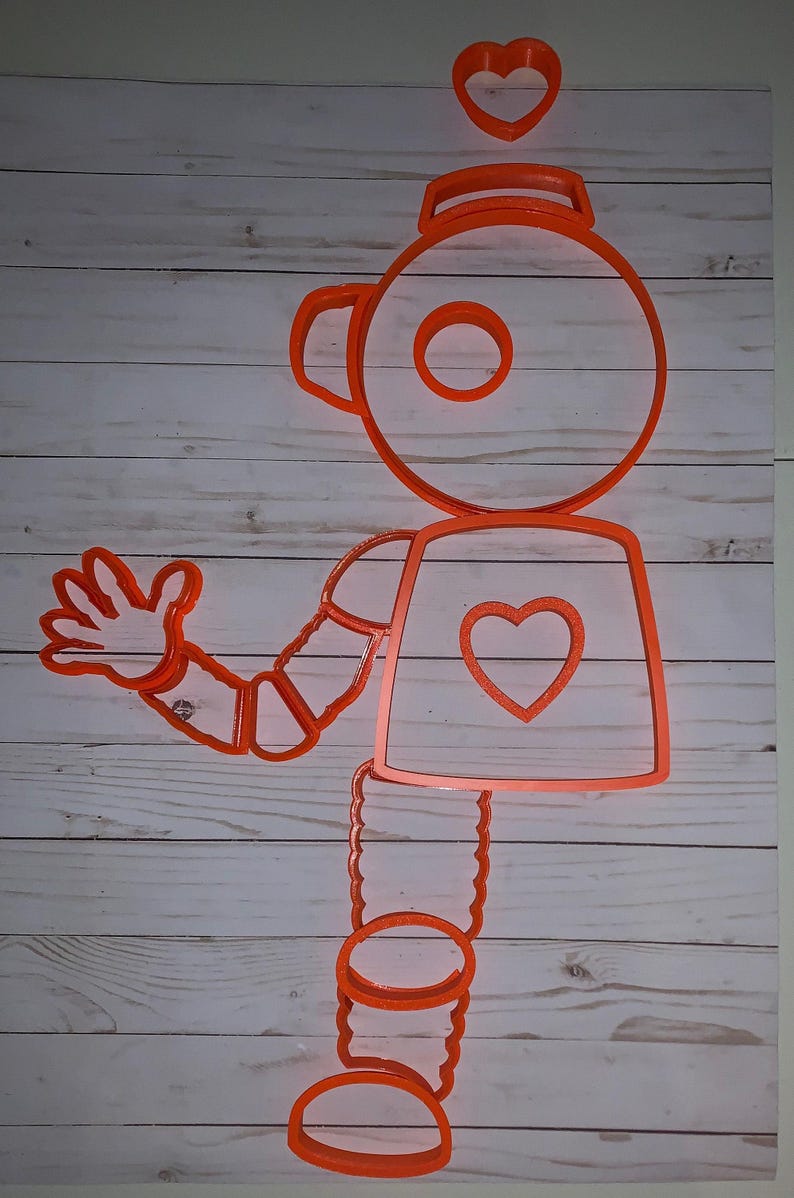 Robot Cookie Cutter Set - Etsy
