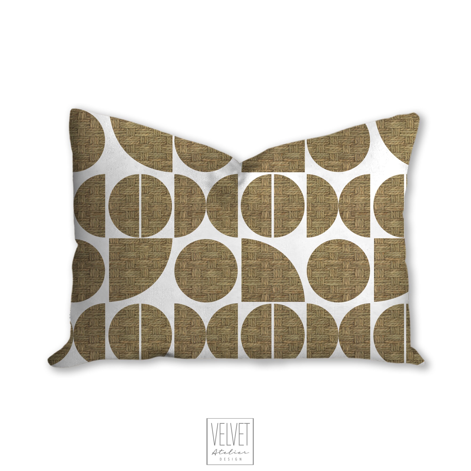 Formas de mediados de siglo almohada cubierta e inserto de | Etsy