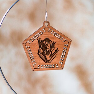 Hopping Chocolate Ornament Glowforge Design/Plan