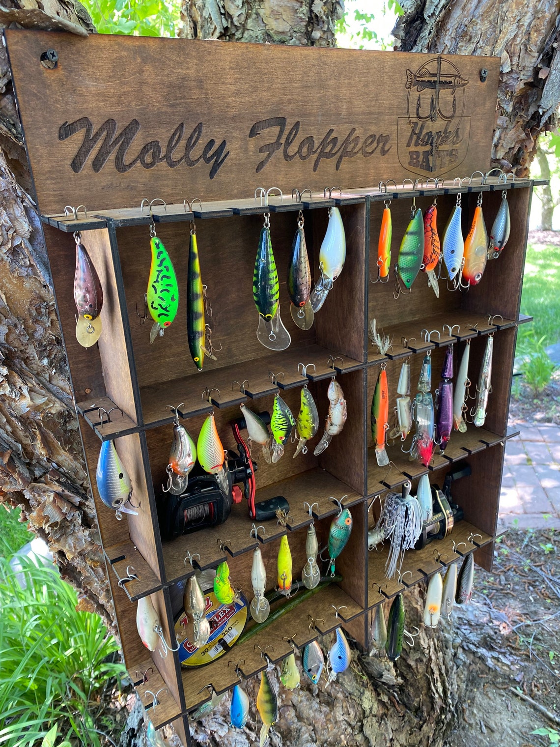 Customized Fishing Lure Hanger Rack Etsy