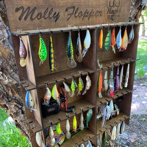 Customized fishing lure hanger rack image 4