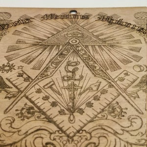Master Mason Holzgravur Diplom