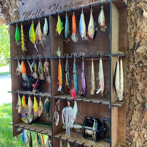 Customized fishing lure hanger rack image 2