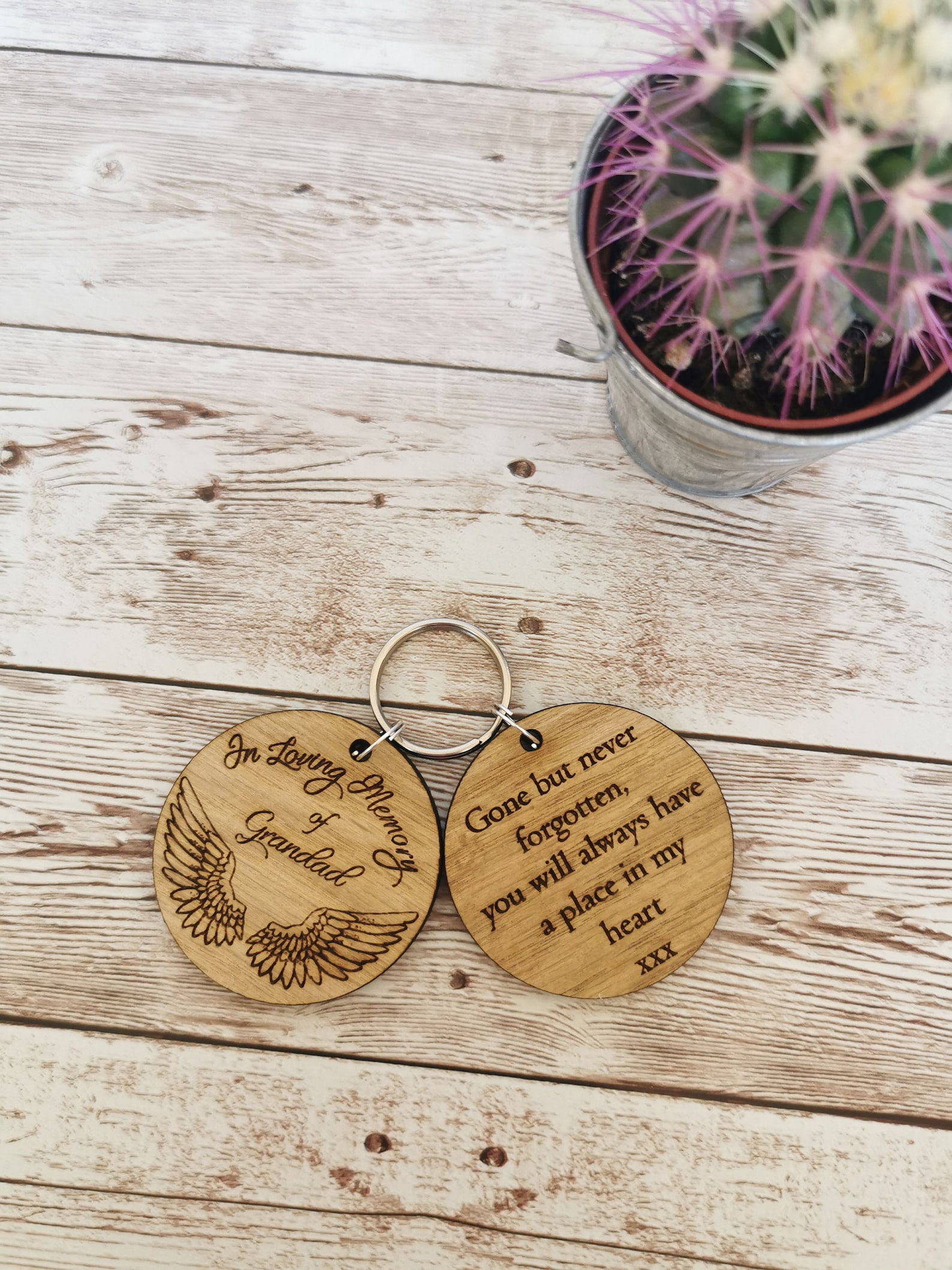 Personalised in Loving Memory Memorial Loss Gift Keyring Mum Etsy