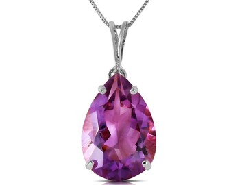 Jewelry-5 Carat 14K Solid White Gold Enter Eternity Amethyst