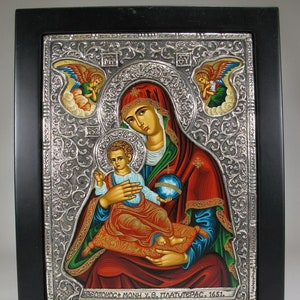 Icon Sterling Silver-Precise copy of Byzantine 925 sterling Icon by Clarte