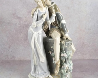 Lladro Romeo and Juliet Porcelain Sculpture
