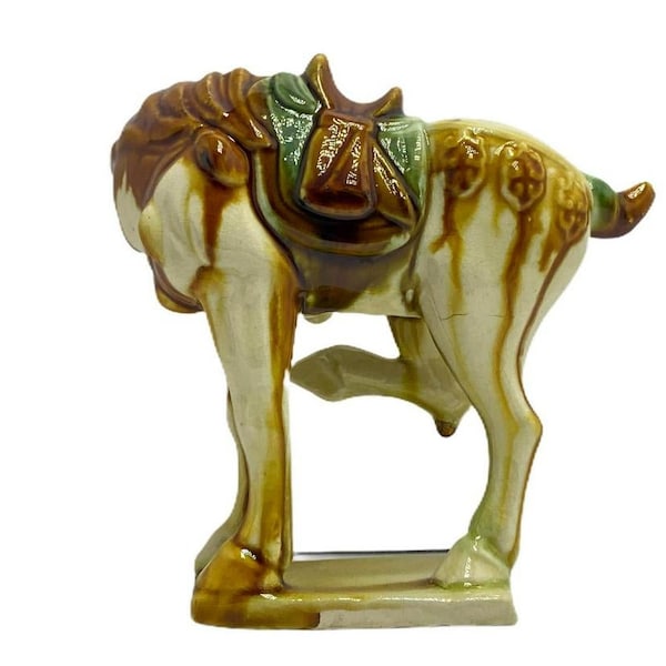 Chinese Porcelain Horse Figurines Etsy