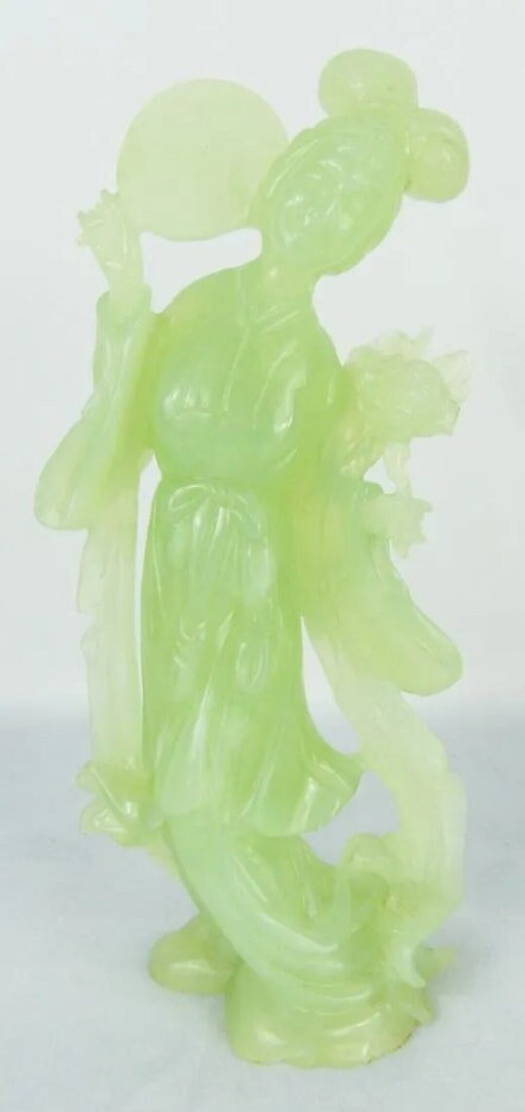 Beautiful Chinese Jade Maiden Etsy