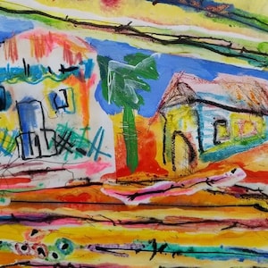 Painting-Original Abstract Painitng Signed