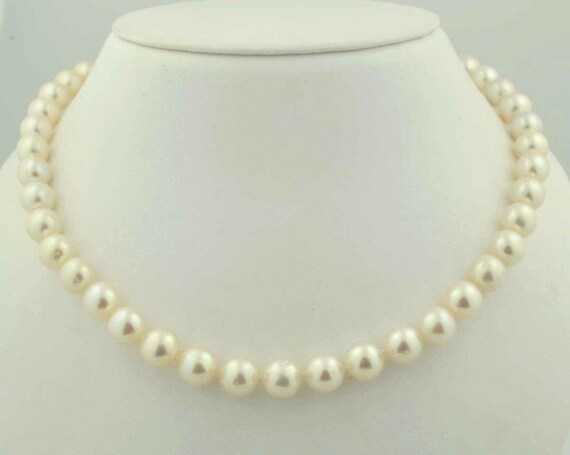 Jewelry-Ladies 18" freshwater pearl necklace feat… - image 3